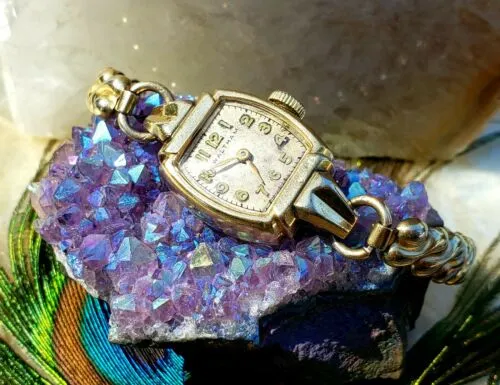 10k Gold Filled 17 Jewel Waltham Ladies Watch