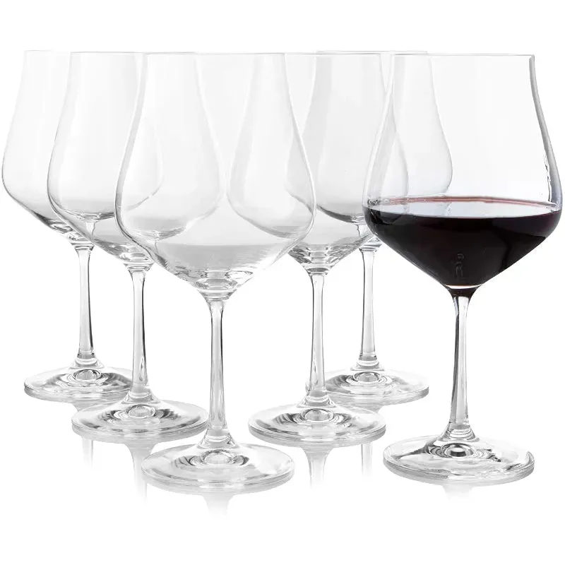 Akari Crystal Wine & Champagne Glasses | 600ml | Set of 6