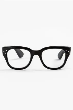 Amara Matt Black Reading Glasses