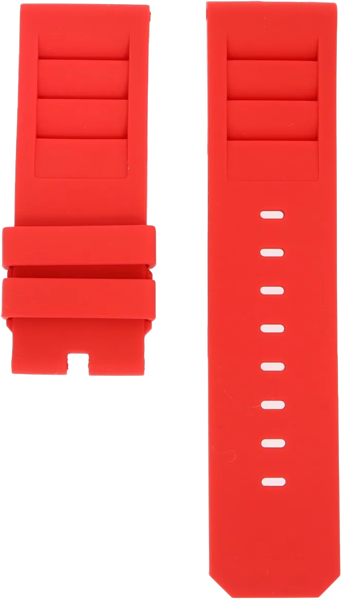 ANCON Red Rubber Strap 24mm Short