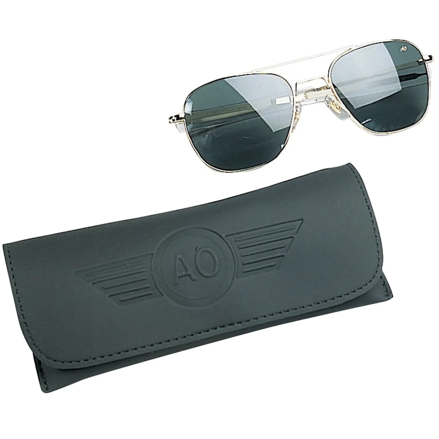 AO Eyewear 55MM Polarized Pilot Sunglasses