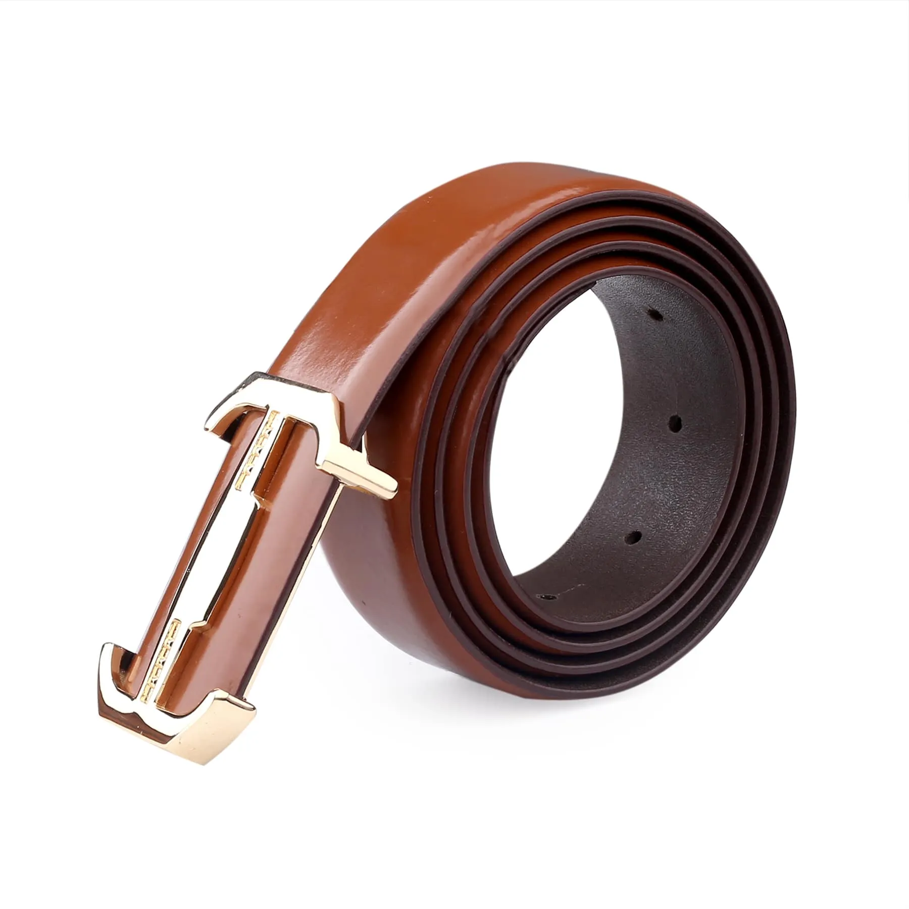 Bacca Bucci Genuine Leather Formal Dress Belts with a Stylish Finish and Nickel-Free Buckle