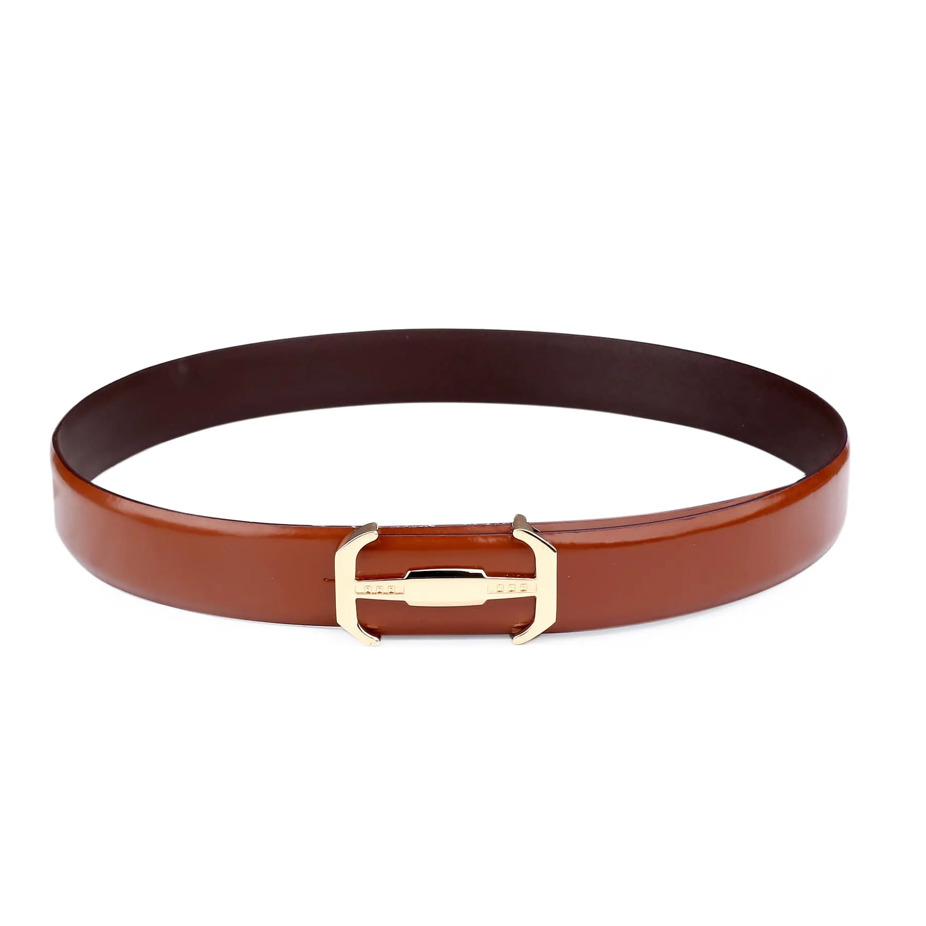 Bacca Bucci Genuine Leather Formal Dress Belts with a Stylish Finish and Nickel-Free Buckle