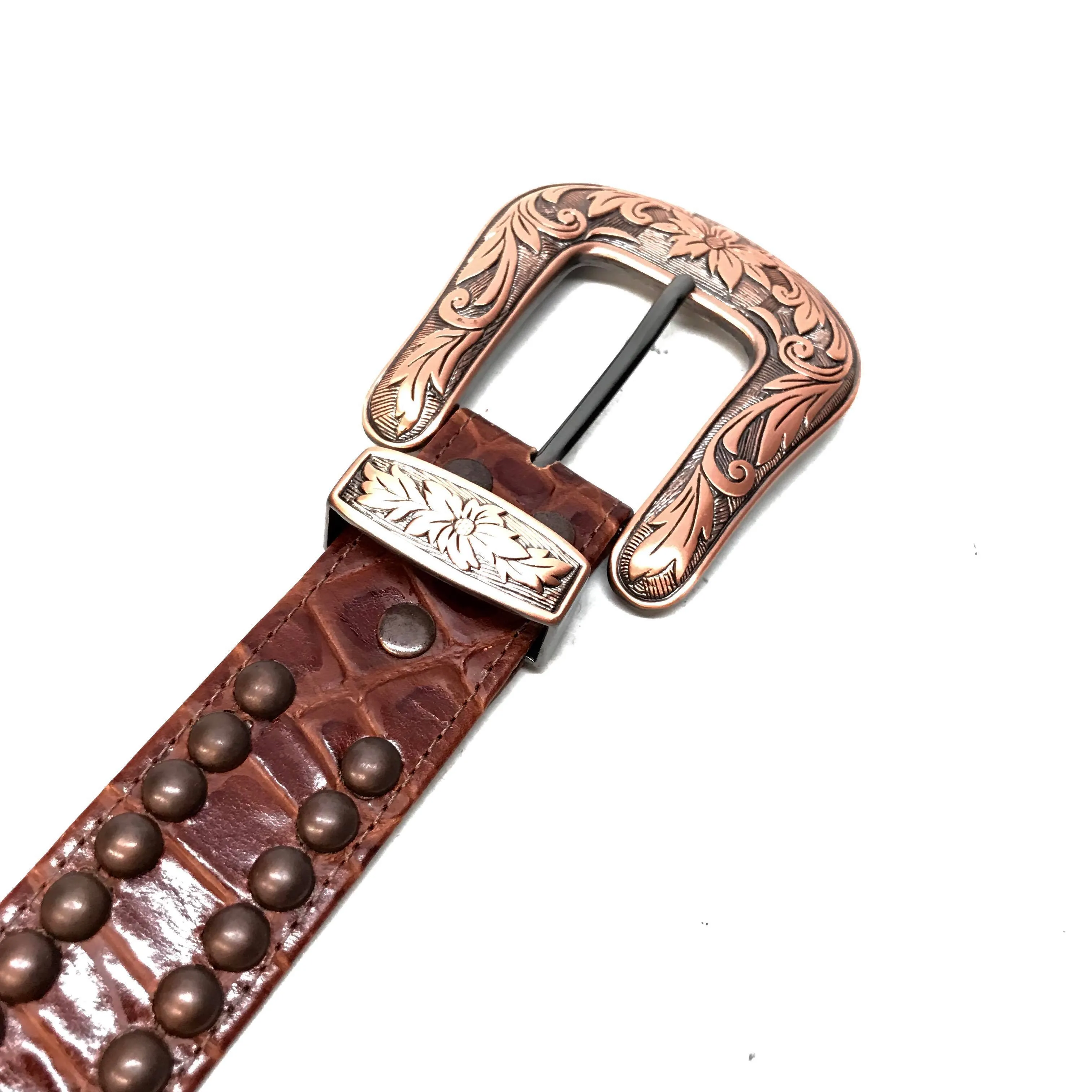 b.b. Simon 'Bronze Studded' Crystal Belt