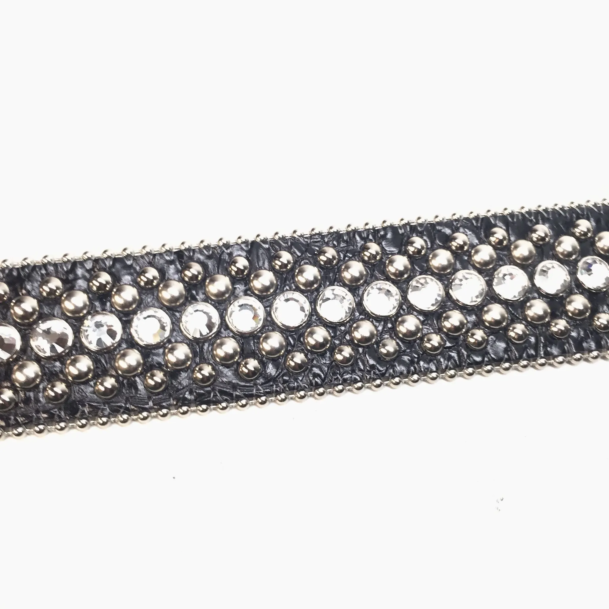 b.b. Simon 'Classic' Black Fully Loaded Crystal Belt