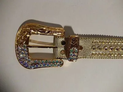 b.b. Simon 'Golden Lizard' Crystal Belt