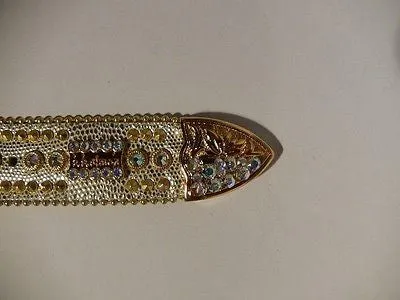 b.b. Simon 'Golden Lizard' Crystal Belt