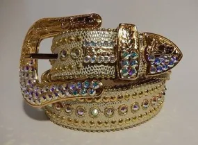 b.b. Simon 'Golden Lizard' Crystal Belt