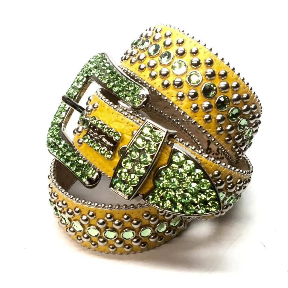 b.b. Simon "Lime & Lemon" Crystal Belt