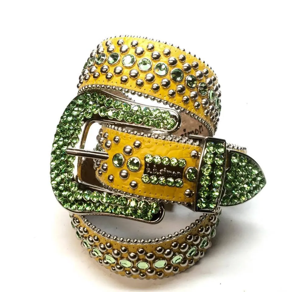 b.b. Simon "Lime & Lemon" Crystal Belt