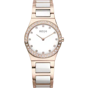 Bering Ladies Ceramic Bezel & Swarovski Elements Watch 32430-761