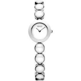 Bering Watch White Steel Ceramic Ladies 33220-754