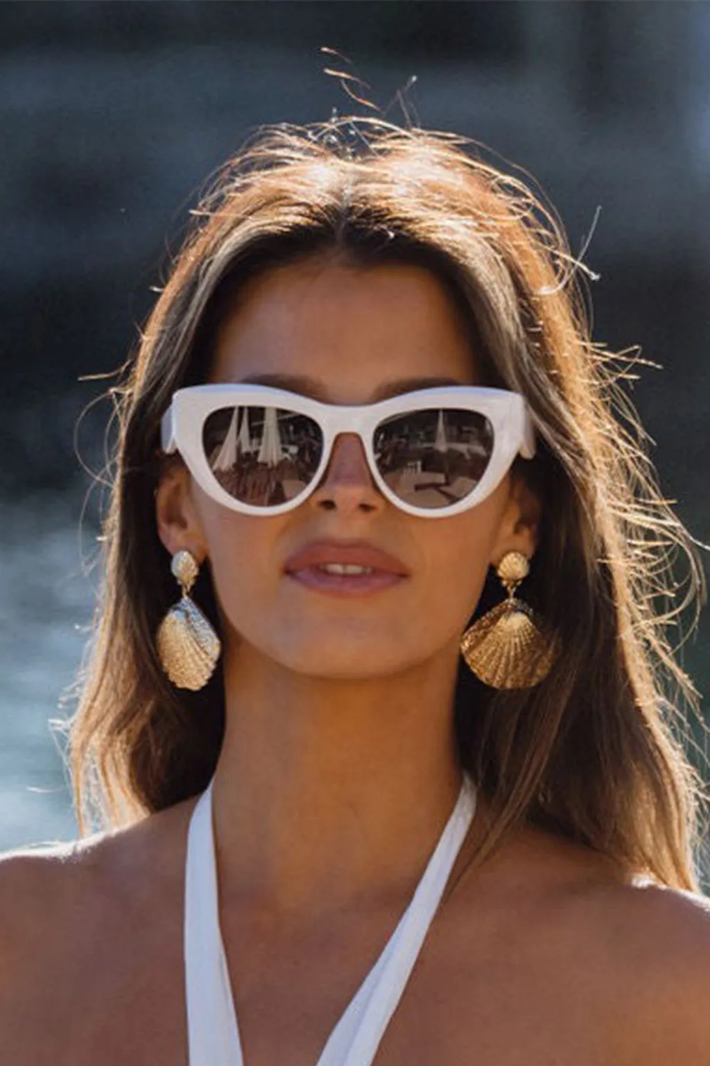 Bienvenue Off-White Bold Sunglasses