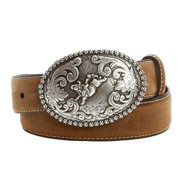 Boy's Bucking Bull Belt W/Buckle