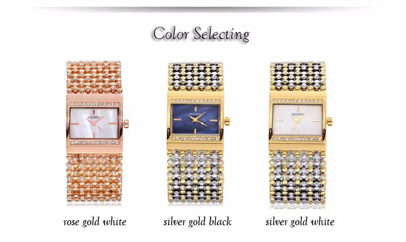 Brand Bangle Watches Big Gold Watch Women Hodinky Dress Watch