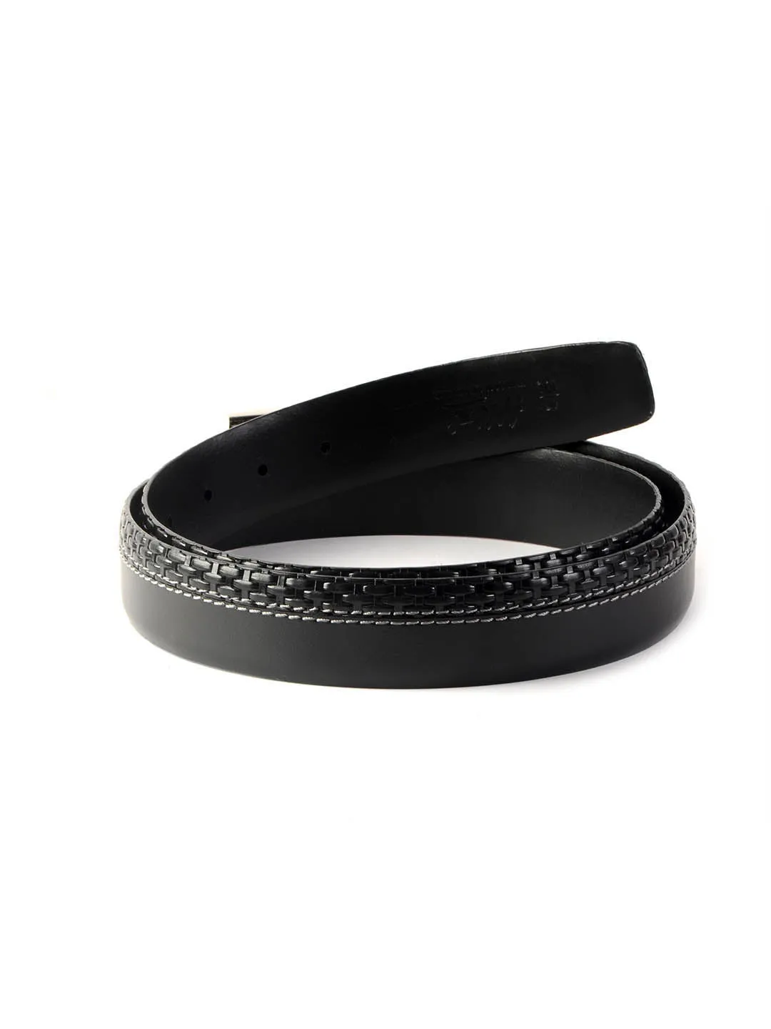 Bs 718 Black Leather Belts