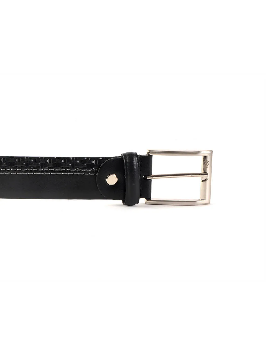 Bs 718 Black Leather Belts