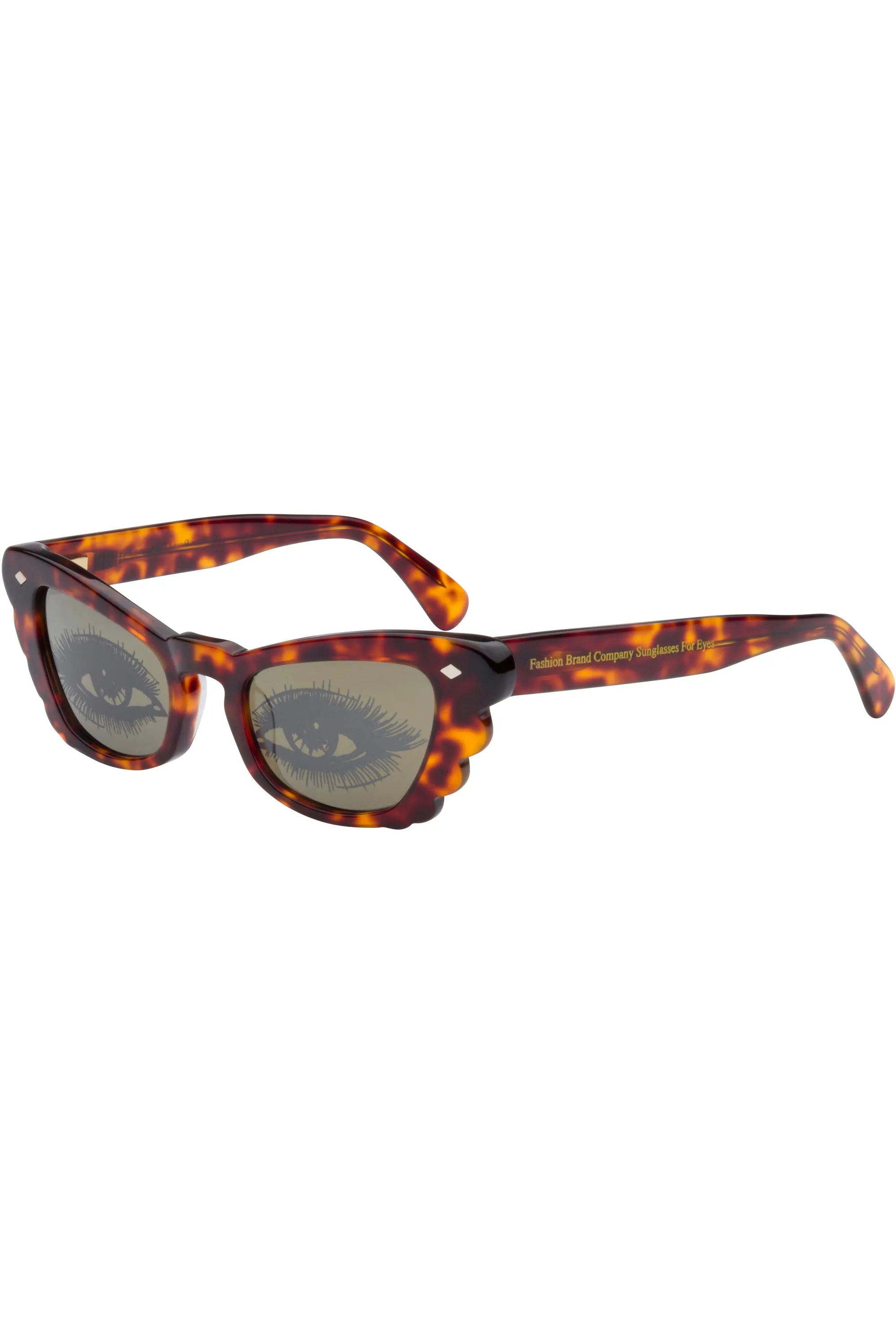 Butterfly Glamour Eyes Sunglasses Tortoise