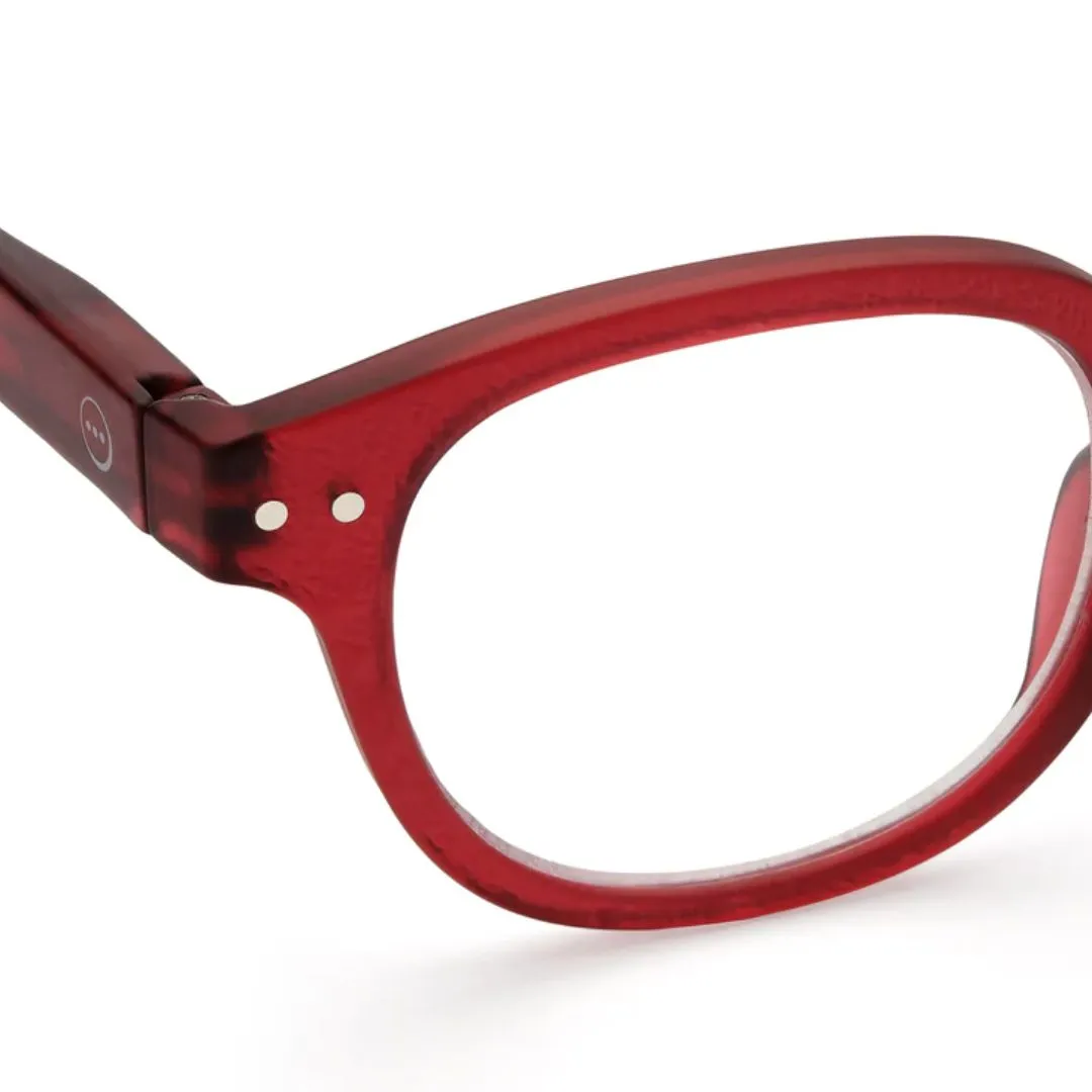 #C Reading Glasses (Rosy Red)