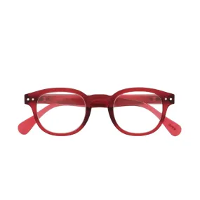 #C Reading Glasses (Rosy Red)