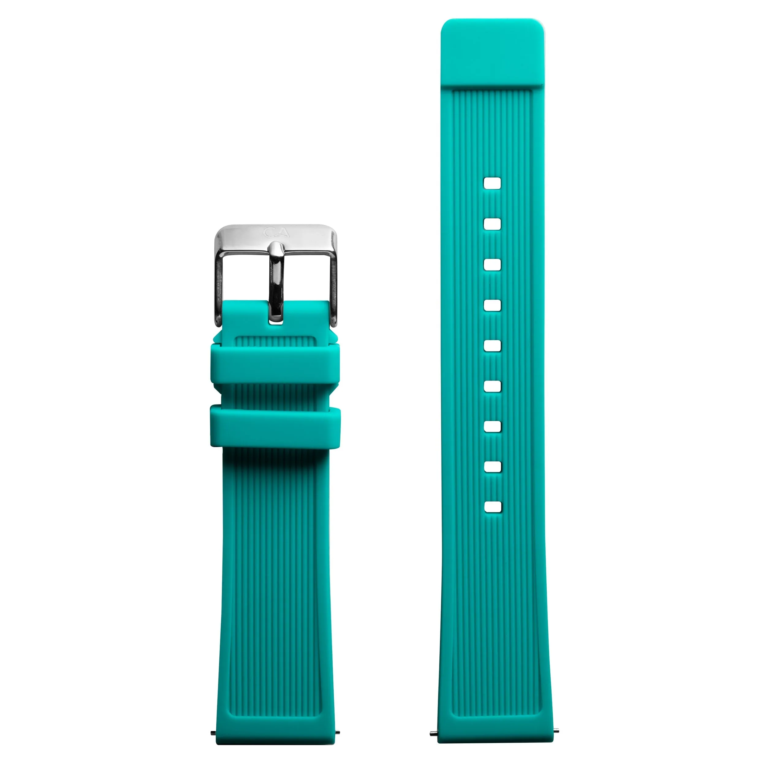 California Watch Co. 20mm Teal Silicone Strap