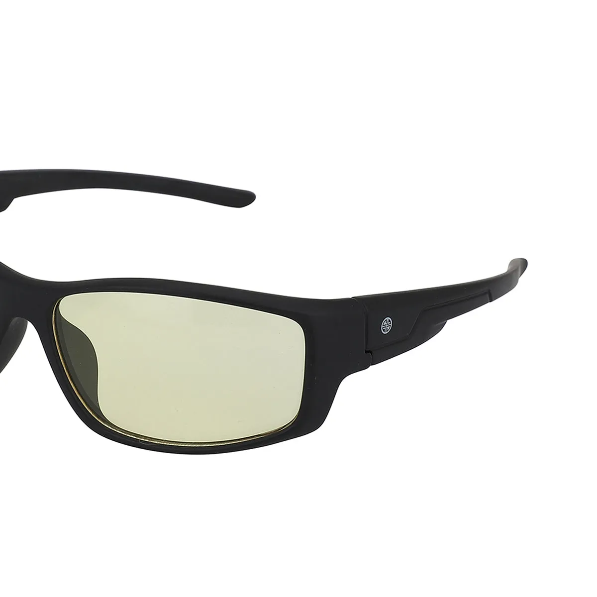 Carlton London Black Toned Uv Protected Sports Sunglasses For Men