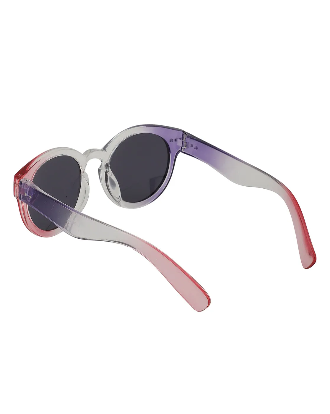 Carlton London Blue Lens & Purple Round Sunglasses For Girl