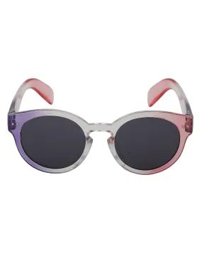 Carlton London Blue Lens & Purple Round Sunglasses For Girl