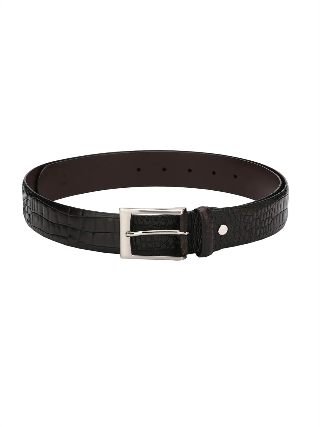 Croco 1568 Brown Leather Belts