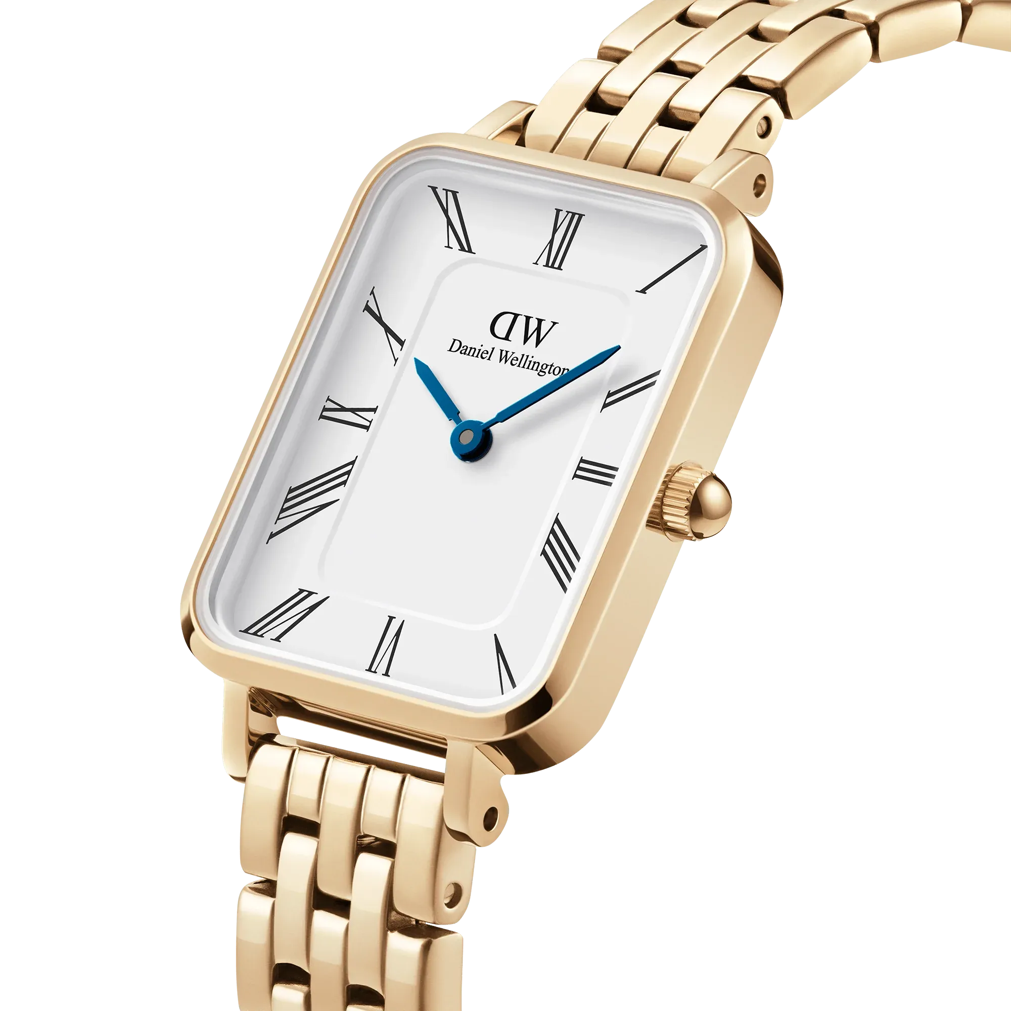 Daniel Wellington -Quadro Roman Numerals 5-Link Gold