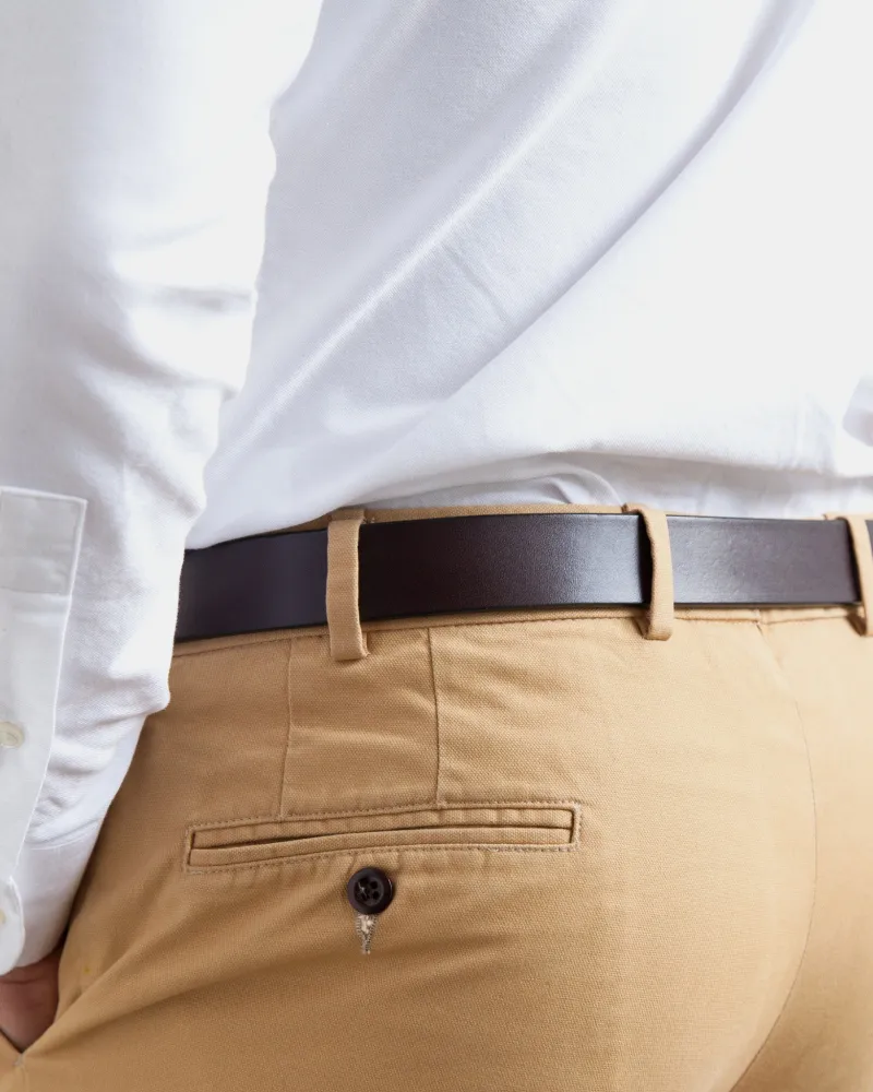 Dark Brown Ring Belt