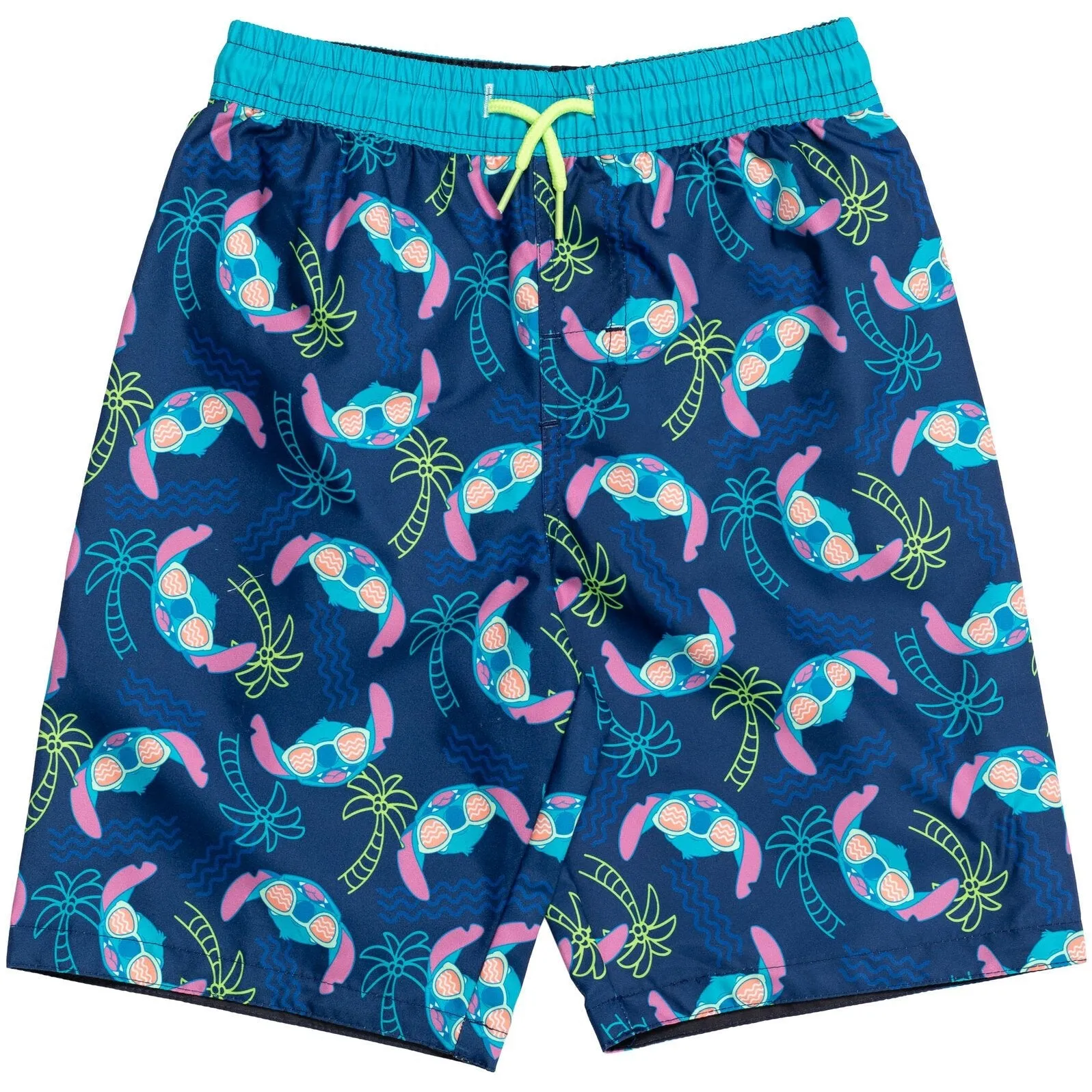 Disney Lilo & Stitch UPF 50  Rash Guard Swim Trunks