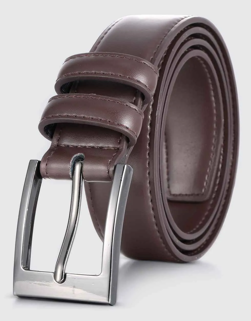 Dual Loop Leather Classic Prong Belt