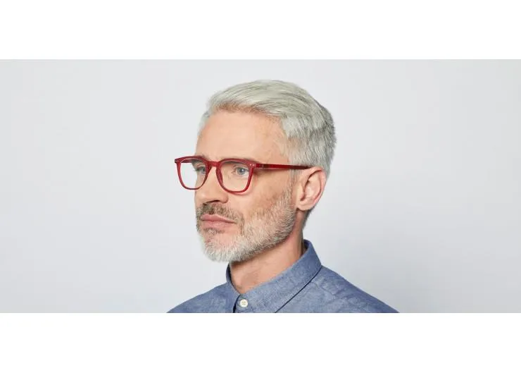 #E Reading Glasses (Red)