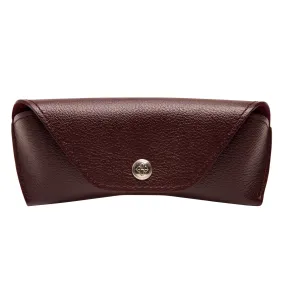 Ettinger Bordeaux Capra Leather Glasses Case