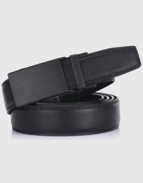 Gallery Seven Leather Ratchet Belt For Men - Adjustable Click Belt - Casual Dress Belt