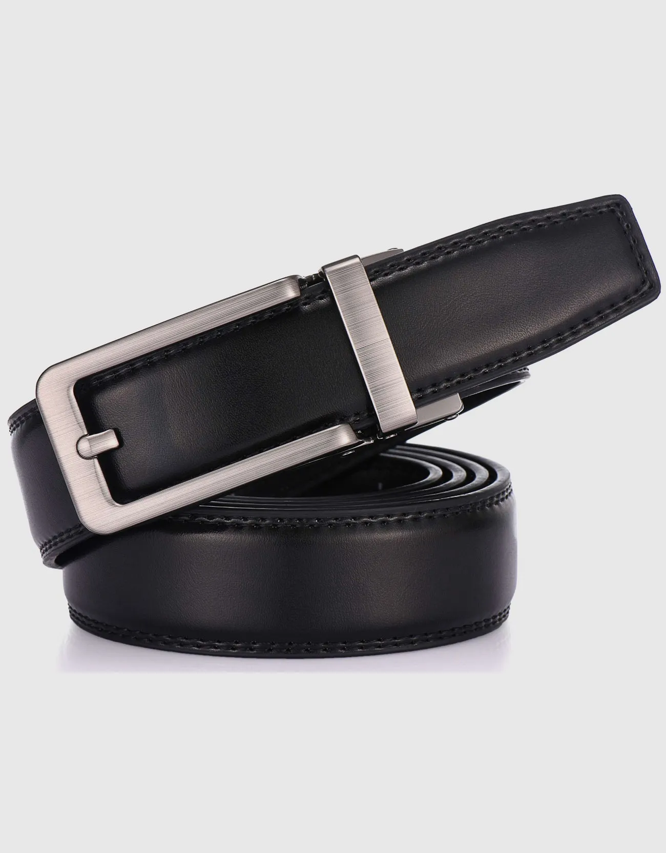 Gallery Seven Leather Ratchet Belt For Men - Adjustable Click Belt - Casual Dress Belt