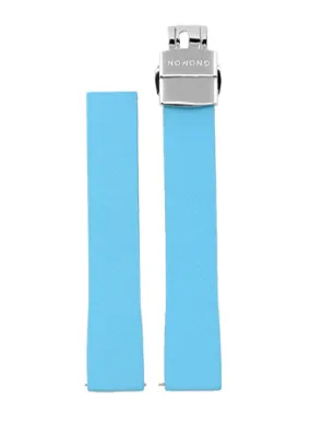 Gnomon FKM Rubber Strap Light Blue