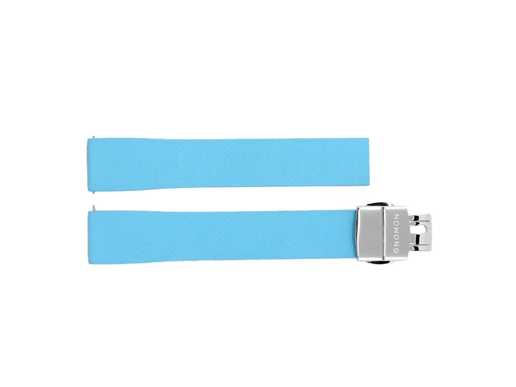 Gnomon FKM Rubber Strap Light Blue