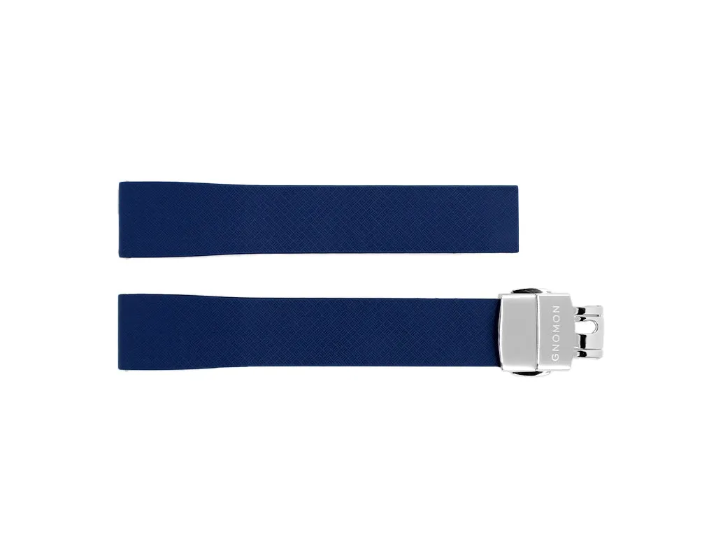 Gnomon FKM Rubber Strap Navy Blue