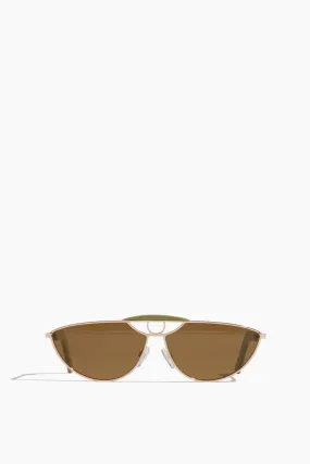 Inez and Vinoodh Eye Sunglasses in Green