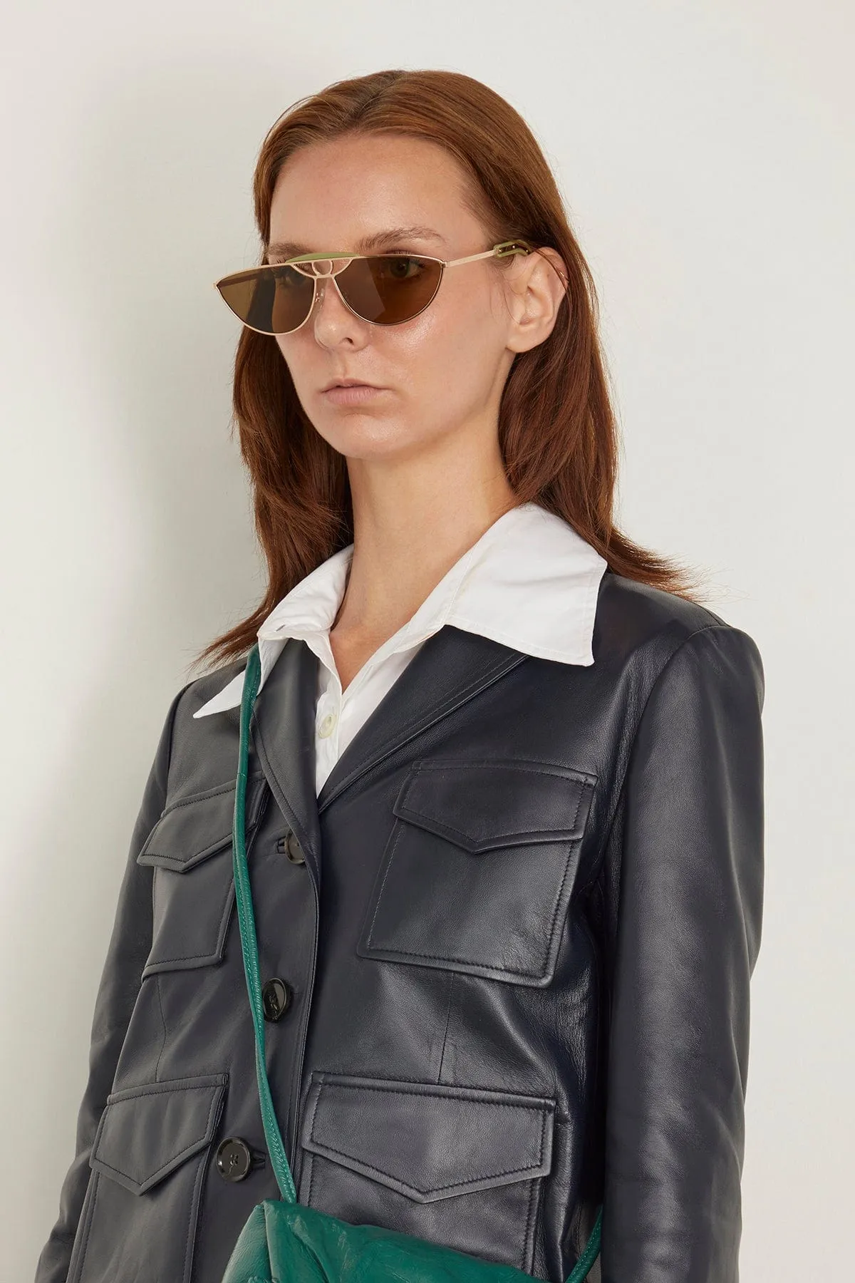 Inez and Vinoodh Eye Sunglasses in Green