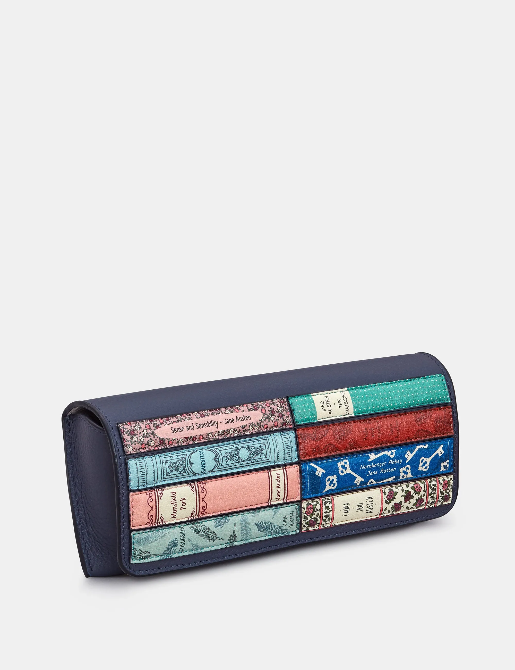 Jane Austen Bookworm Leather Glasses Case