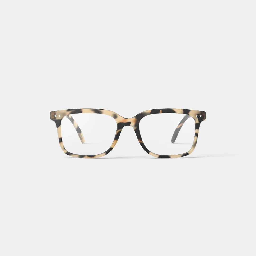 #L Reading Glasses (Light Tortoise)