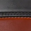 Leather Ratchet Belt Strap Replacement - Burnt Umber/Black