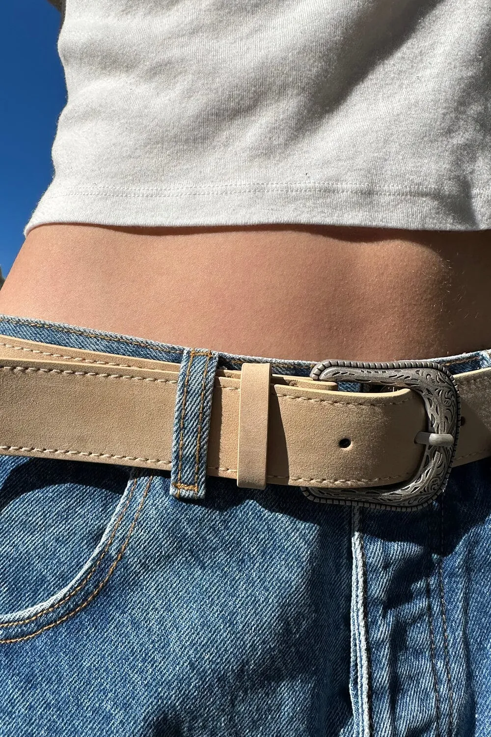 Leather Western Belt