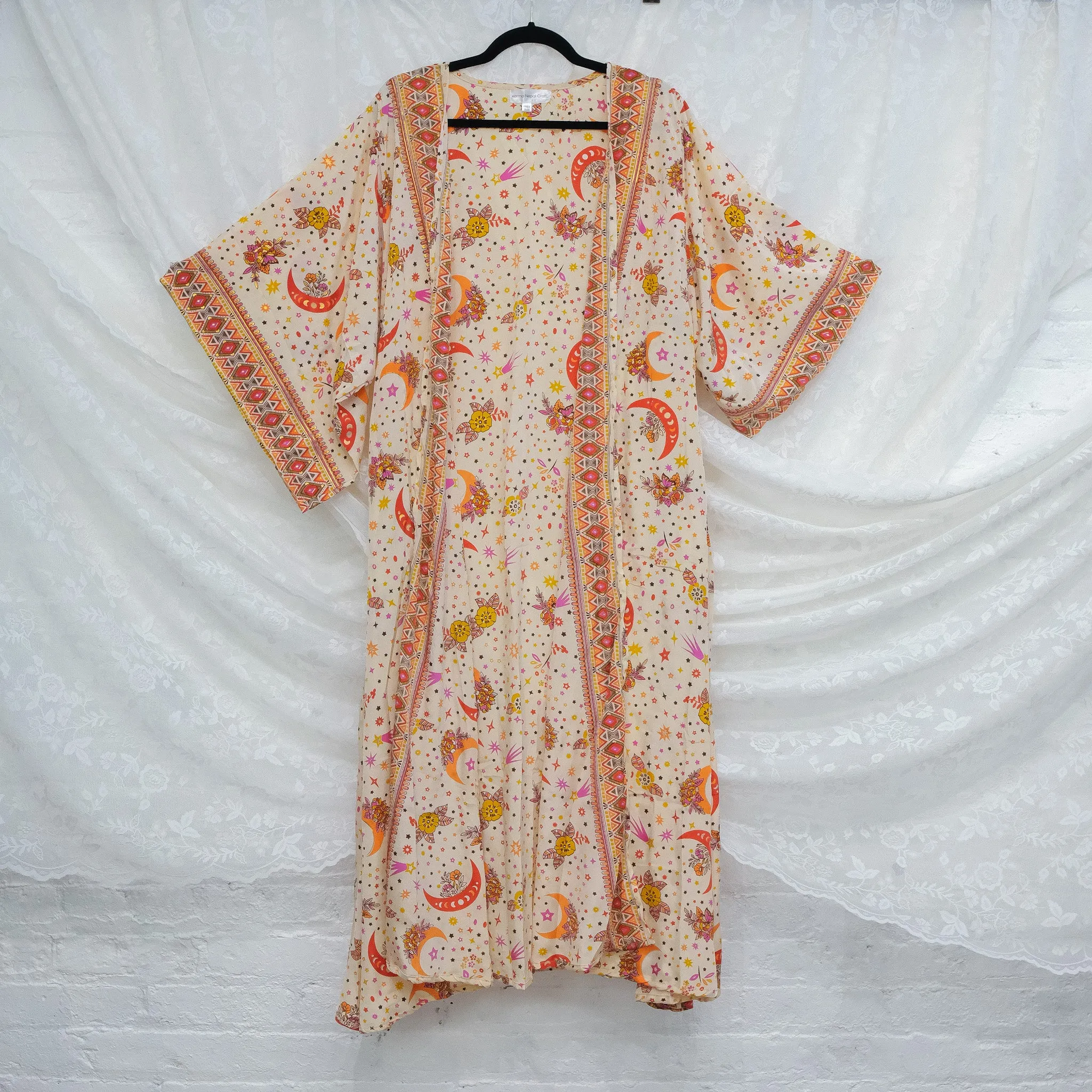 Long Celestial Kimono with Belts