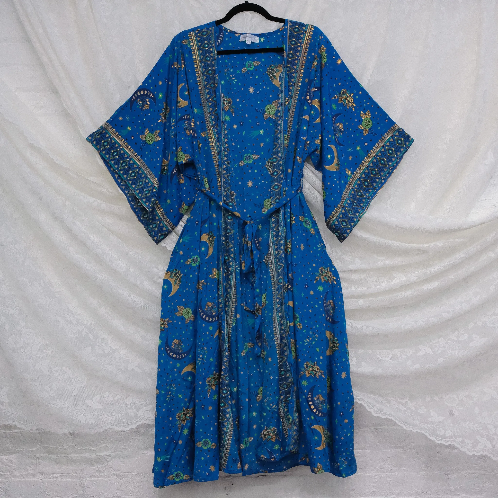 Long Celestial Kimono with Belts