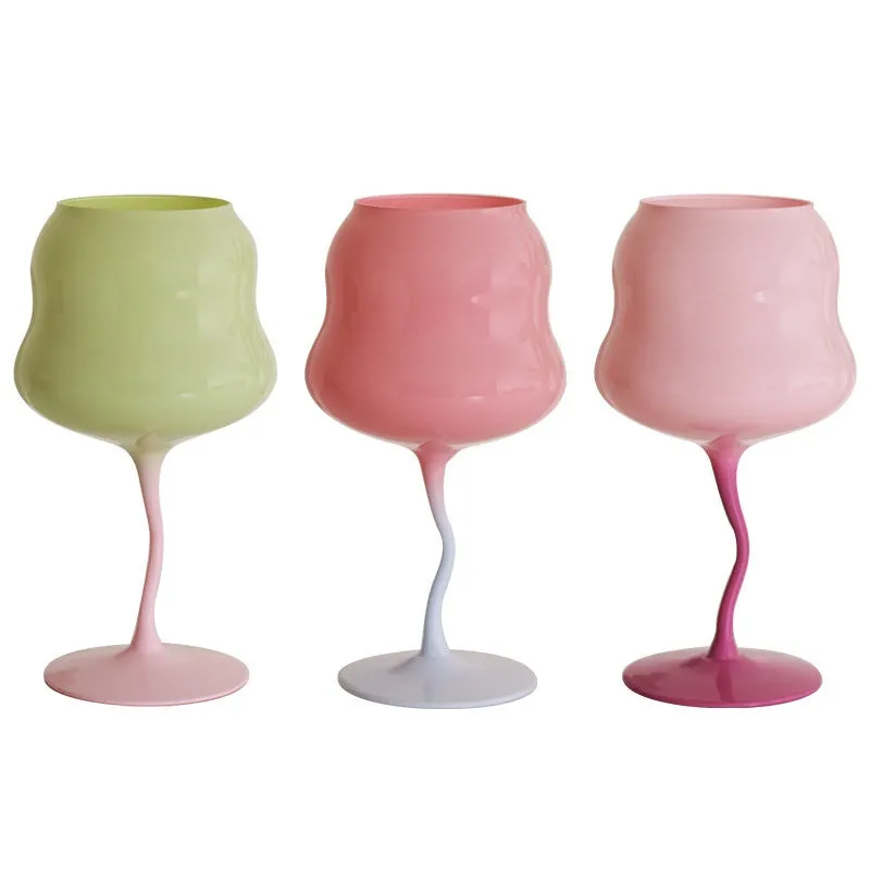 Macaron Wavy Wine Glass