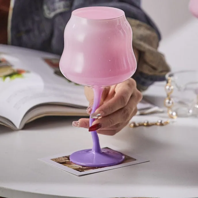 Macaron Wavy Wine Glass